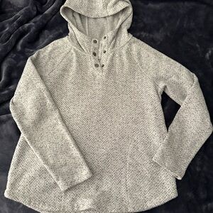 Kyodan Light Gray Hooded Women's Sweater